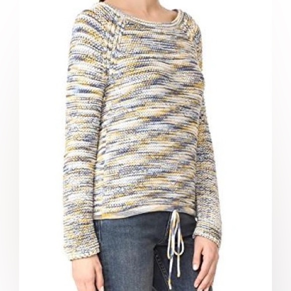 NWOT THEORY Multicolor Slouchy Sweater, Size Medium - Picture 4 of 9